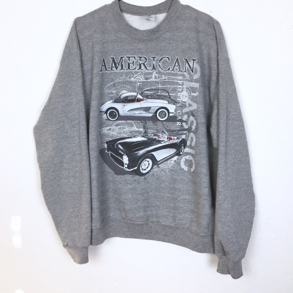 Jerzees Other - American classic cars graphic sweatshirt